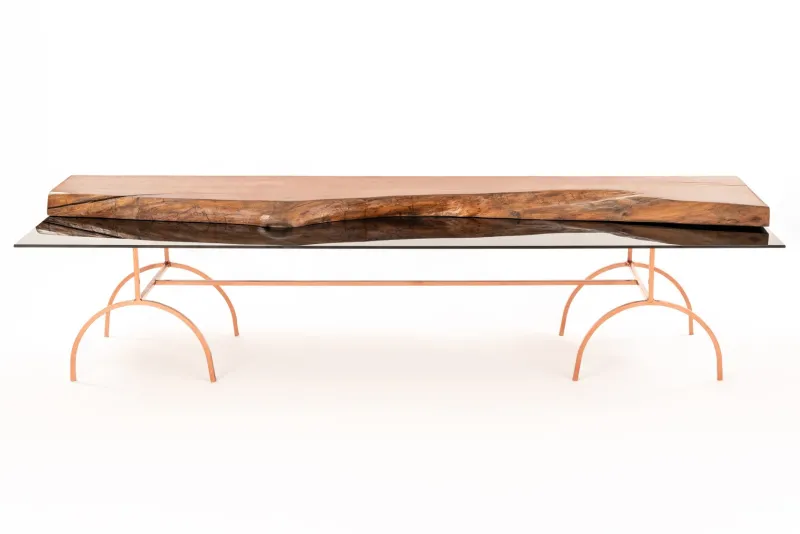 Hot Pamono Trispite Vetro Table by Davide Palardi
