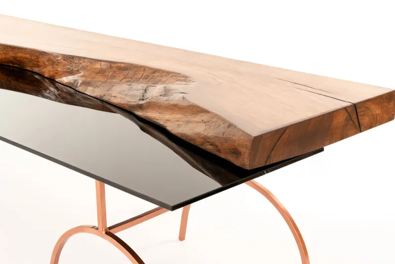 Hot Pamono Trispite Vetro Table by Davide Palardi