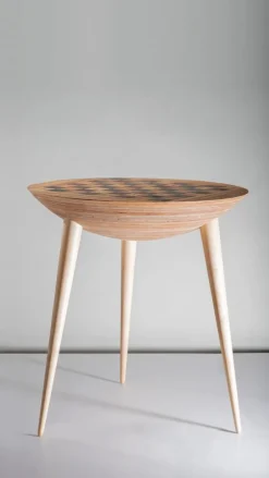 Pamono Trojan Chess Table from Futuro Studio, 2019, Set of 33> Game Tables