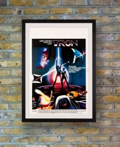 Online Pamono Tron Original Vintage Movie Poster, French, 1982