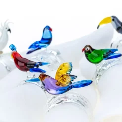 Sale Pamono Tropical Birds Napkin Rings from Casa Rialto, Set of 6