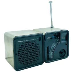 Pamono TS 505 Cube Radio by Marco Zanuso & Richard Sapper for Brionvega, 1976><noscript><img width=