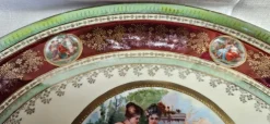 Discount Pamono Tête a Tête Service in Saxony Porcelain, 19th Century, Set of 7