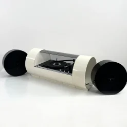 Pamono Tube Turntable Stereo Console by Yonel Lebovici for Paam, 1968><noscript><img width=
