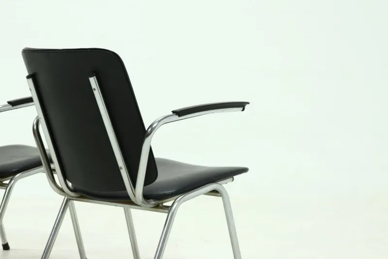 Pamono Tubular Chairs by Gebroeders De Wit, 1960s, Set of 2> Lounge Chairs & Armchairs