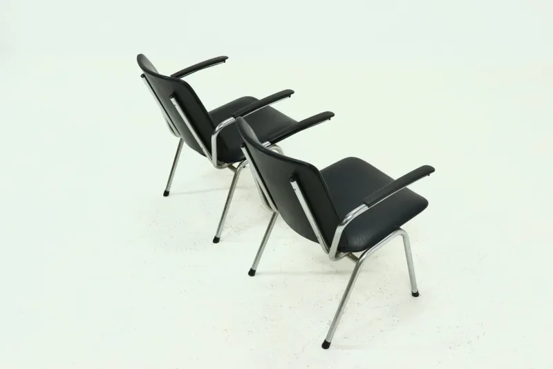 Pamono Tubular Chairs by Gebroeders De Wit, 1960s, Set of 2> Lounge Chairs & Armchairs