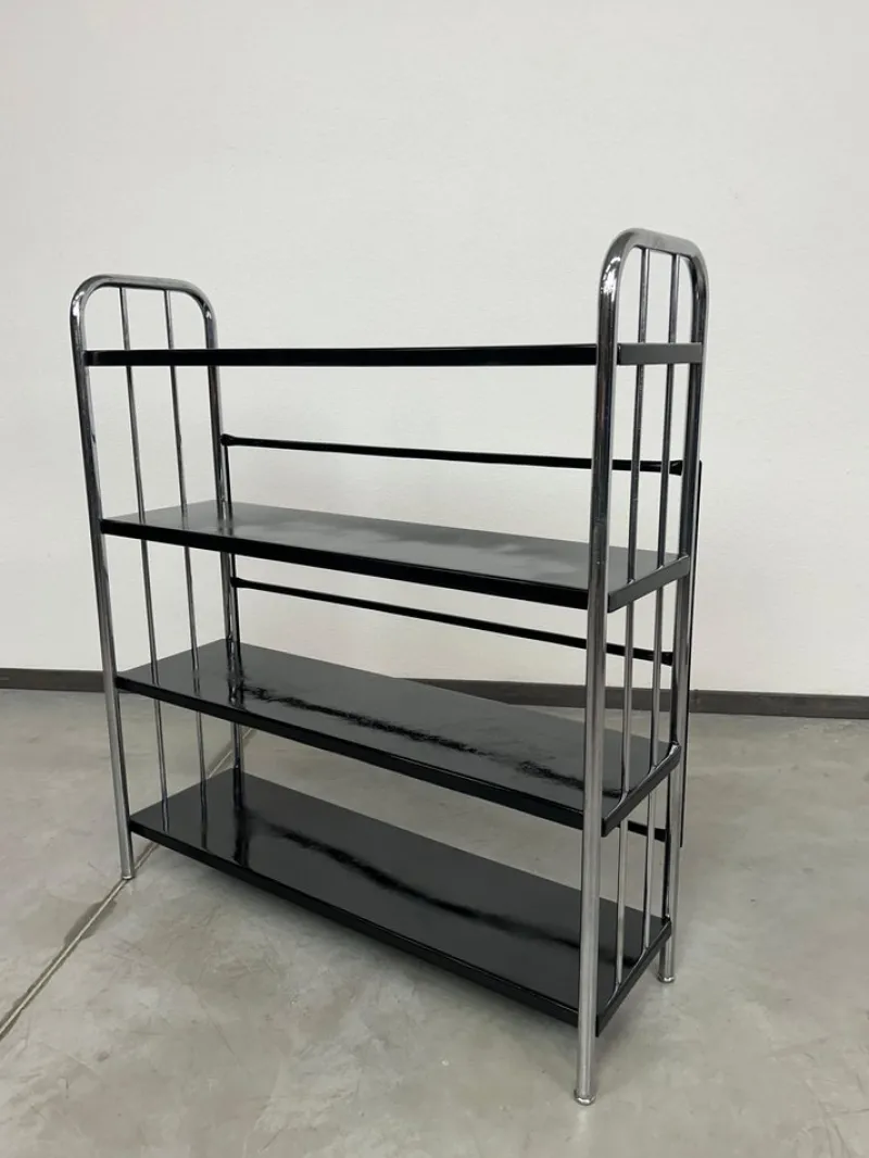 Pamono Tubular Steel Bauhaus Shelf, 1930s> Shelves & Wall Units