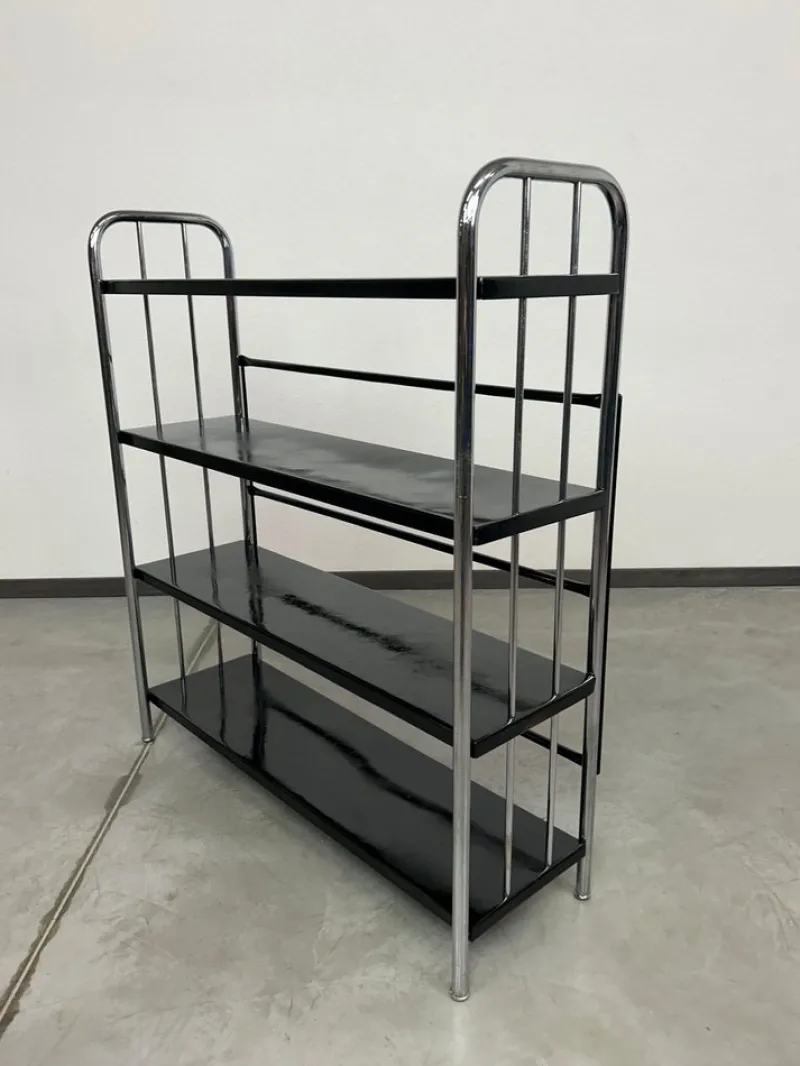 Pamono Tubular Steel Bauhaus Shelf, 1930s> Shelves & Wall Units