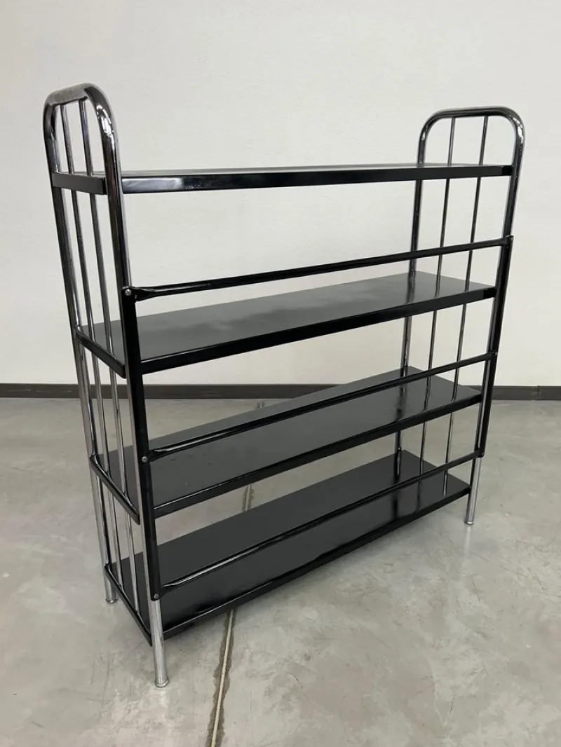 Pamono Tubular Steel Bauhaus Shelf, 1930s> Shelves & Wall Units