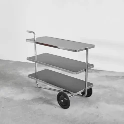 Pamono Tubular Trolley in the style of Thonet, 1980s> Serving Bar Carts & Trolleys