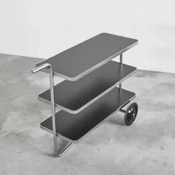 Pamono Tubular Trolley in the style of Thonet, 1980s><noscript><img width=