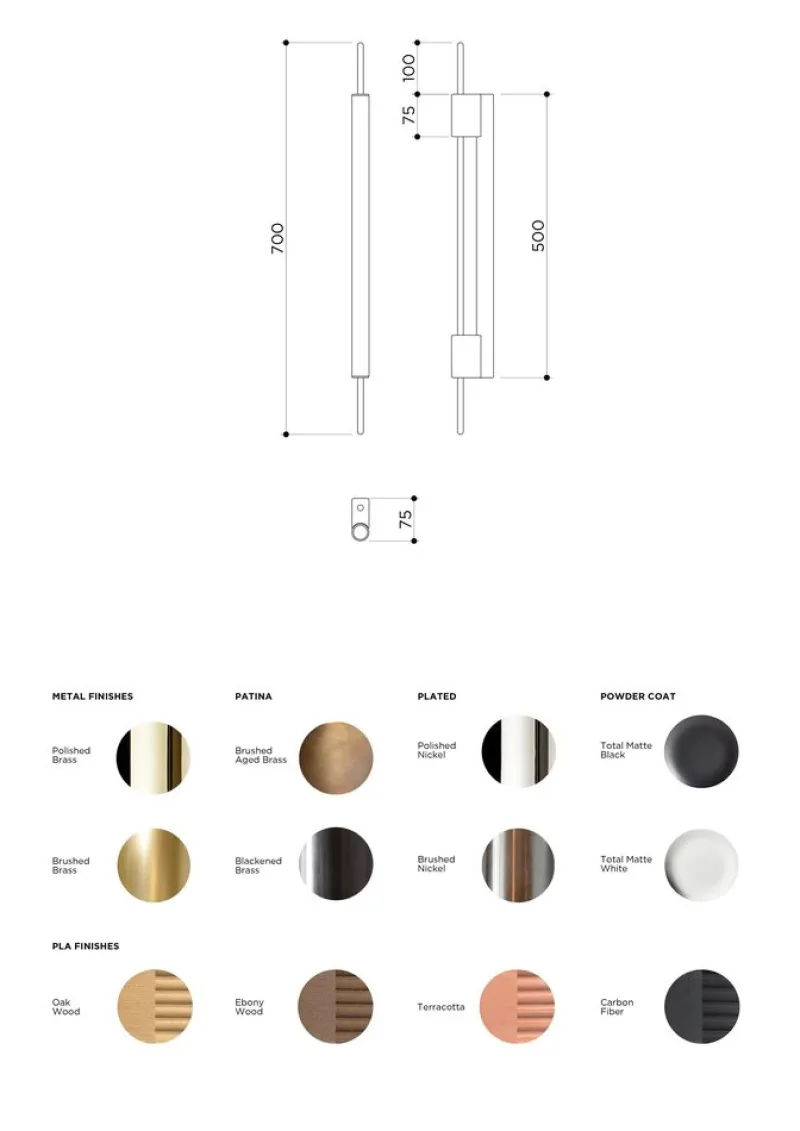 Discount Pamono Tubus 70 Wall Light by Contain