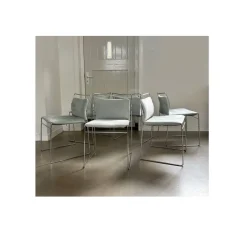 Pamono Tulu Chairs by Kazuhide Takahama for Gavina, Italy, 1970s, Set of 6> Side Chairs & Dining Chairs