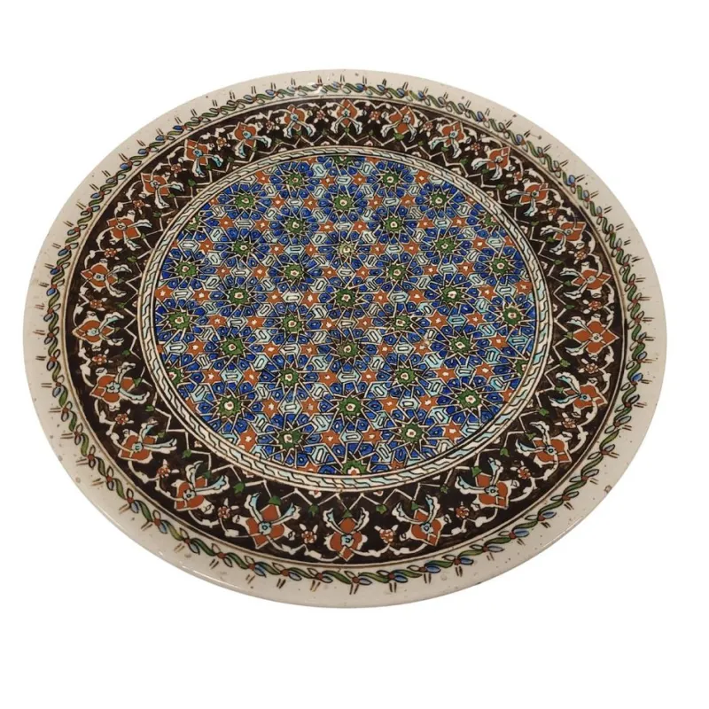 Pamono Turkish Ceramic Dish, 1950s> Dinner Plates & Bowls