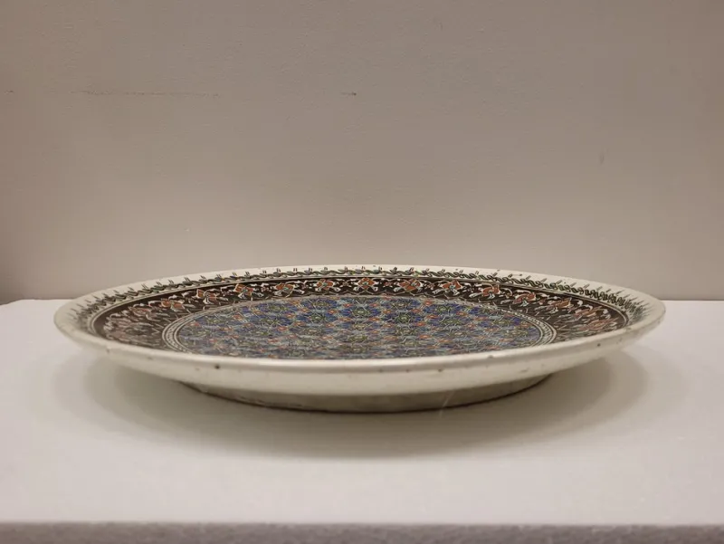 Pamono Turkish Ceramic Dish, 1950s> Dinner Plates & Bowls