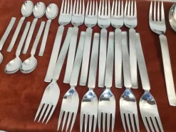 Pamono Twelve-Person Cutlery Set by Gio Ponti for Fratelli Calderoni, Italy, 1960s, Set of 54><noscript><img width=