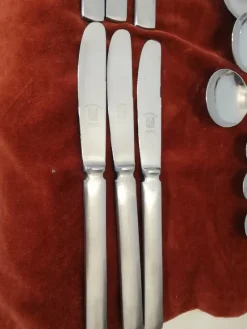 Pamono Twelve-Person Cutlery Set by Gio Ponti for Fratelli Calderoni, Italy, 1960s, Set of 54><noscript><img width=