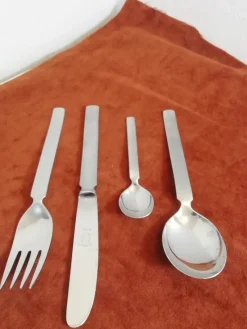 Pamono Twelve-Person Cutlery Set by Gio Ponti for Fratelli Calderoni, Italy, 1960s, Set of 54><noscript><img width=