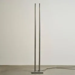 Pamono Twin Light Poles Lamp by Jörg Schellmann> Floor Lamps