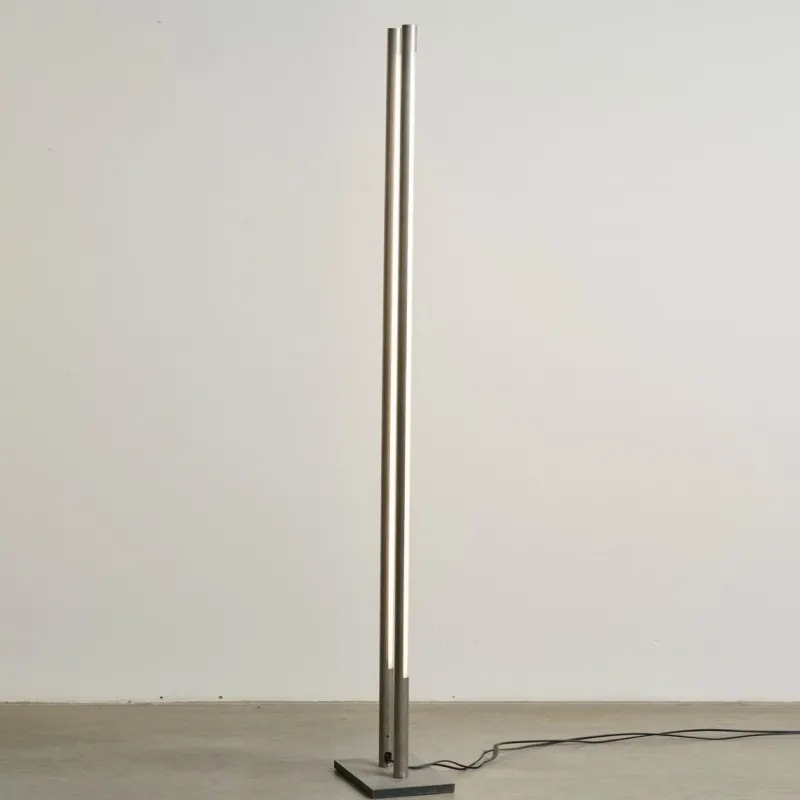 Pamono Twin Light Poles Lamp by Jörg Schellmann> Floor Lamps