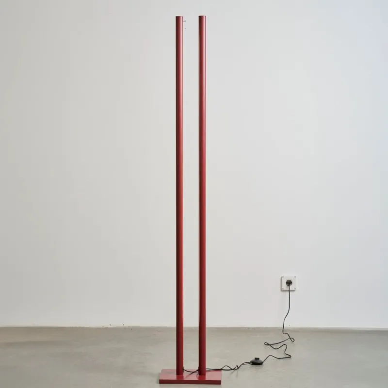 Pamono Twin Light Poles Lamp by Jörg Schellmann> Floor Lamps