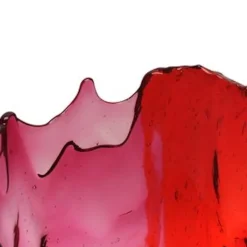 Pamono Twins C Vase in Clear Red and Clear Fuchsia by Gaetano Pesce for Fish Design><noscript><img width=