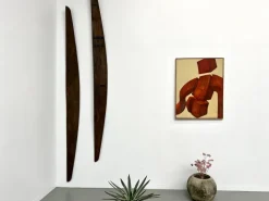Sale Pamono Twisting Totem Body, 1970s, Oil on Canvas