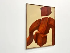 Sale Pamono Twisting Totem Body, 1970s, Oil on Canvas