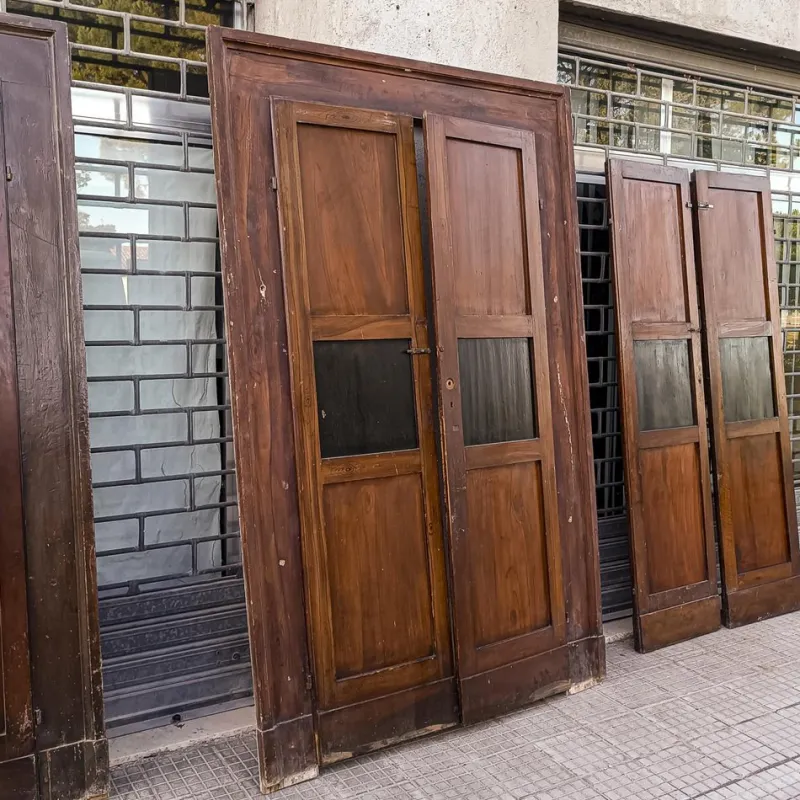 Sale Pamono Two Fir Wooden Door