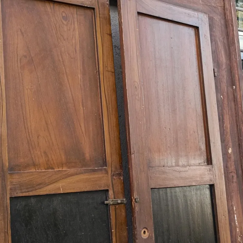 Sale Pamono Two Fir Wooden Door