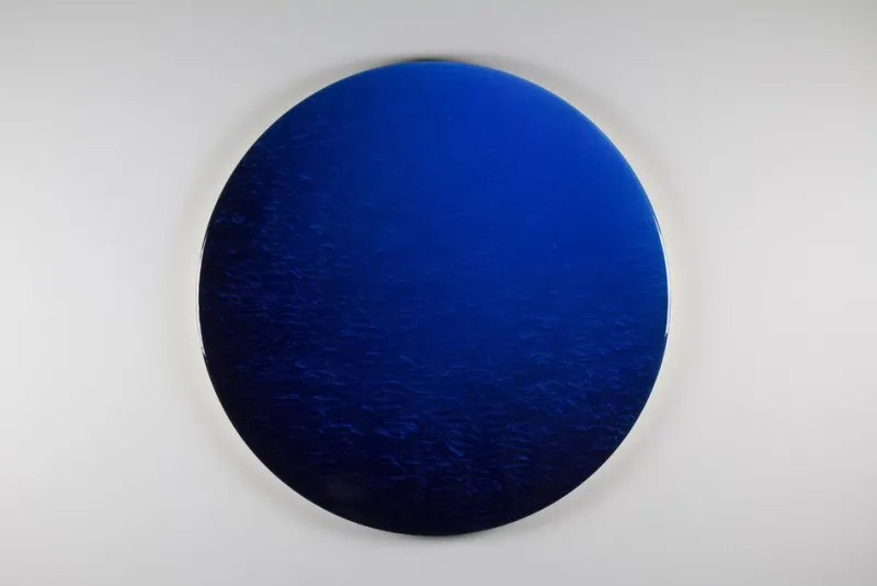 New Pamono Two Kinds of People Minimalistic Round Artwork by Corine Vanvoorbergen