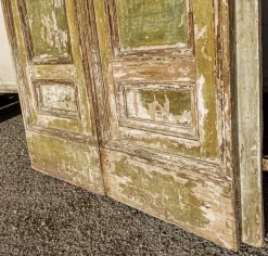 Pamono Two-Leaf Door with Original Lacquer, 1700s><noscript><img width=