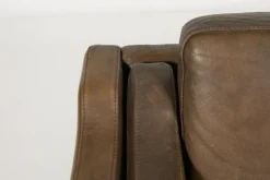 Clearance Pamono Two-Seater Sofa in Leather from Vemb, 1980s