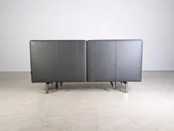 Pamono Two-Seater Sofa in Leather by Amberg for Brühl><noscript><img width=