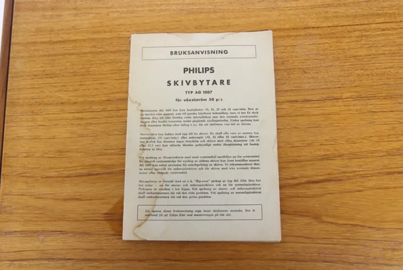 Clearance Pamono Type F6S 04AR Radio Cabinet from Philips, 1950s