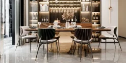 Pamono Uchiwa Chairs by Alma De Luce, Set of 6><noscript><img width=