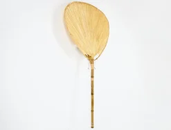 Pamono Uchiwa Floor Lamp by Ingo Maurer for Design M, 1970s><noscript><img width=