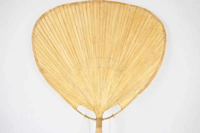 Pamono Uchiwa Floor Lamp by Ingo Maurer for Design M, 1970s> Floor Lamps