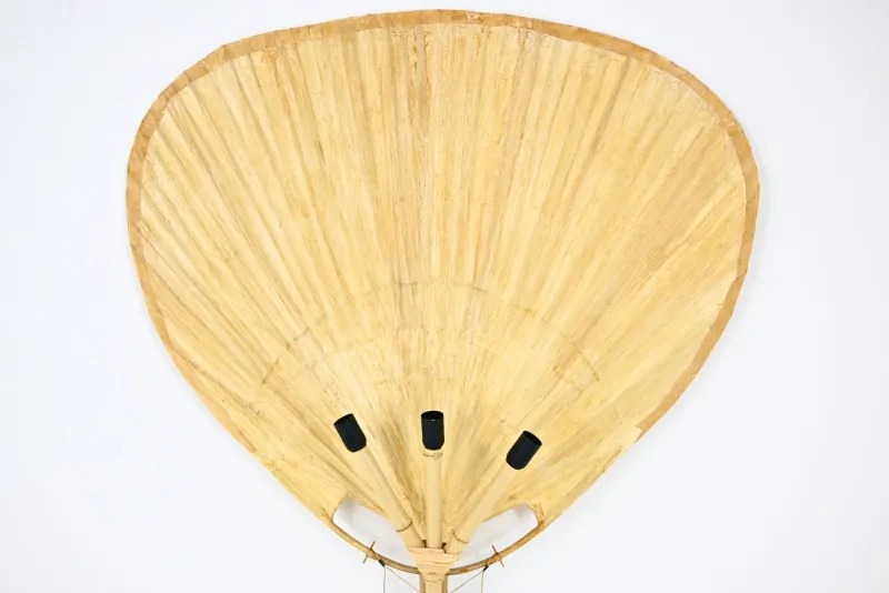 Pamono Uchiwa Floor Lamp by Ingo Maurer for Design M, 1970s> Floor Lamps