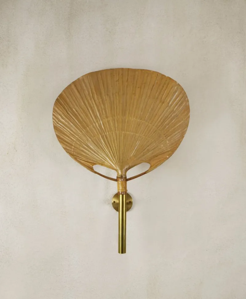 Pamono Uchiwa II Wall Lamp by Ingo Maurer, 1970> Wall Lights & Sconces