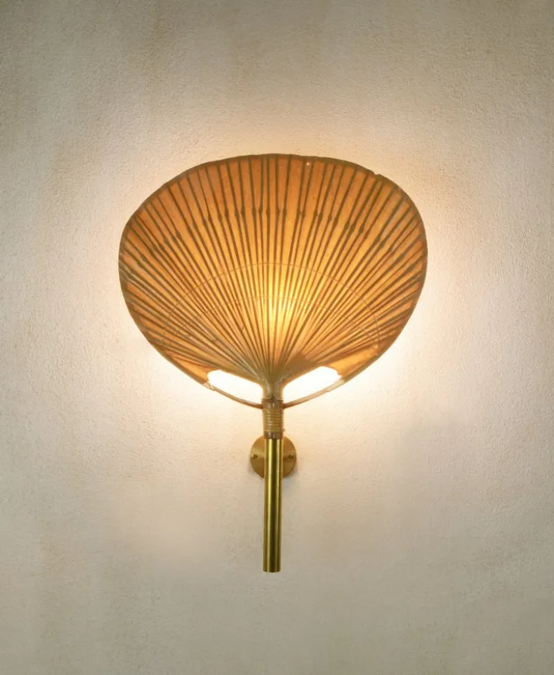 Pamono Uchiwa II Wall Lamp by Ingo Maurer, 1970> Wall Lights & Sconces