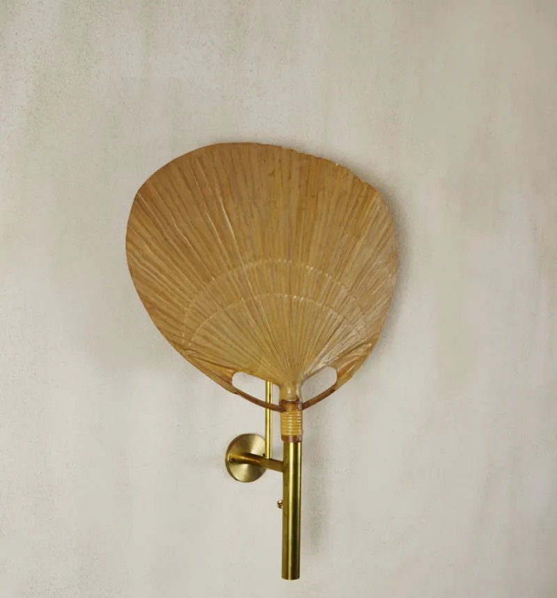 Pamono Uchiwa II Wall Lamp by Ingo Maurer, 1970> Wall Lights & Sconces