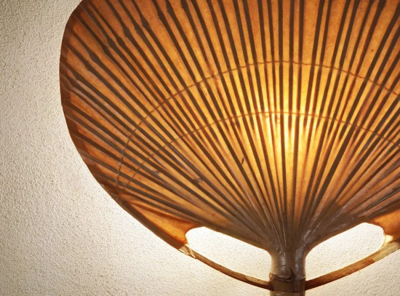 Pamono Uchiwa II Wall Lamp by Ingo Maurer, 1970> Wall Lights & Sconces