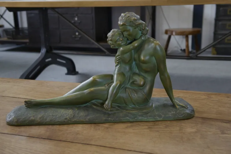 Pamono Ugo Cipriani, Figurative Sculpture, 1920s-1940s, Terracotta> Mid-Century