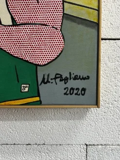 Pamono Umberto Gagliano, The Barons 80, Acrylic on Canvas, 2020> Painting