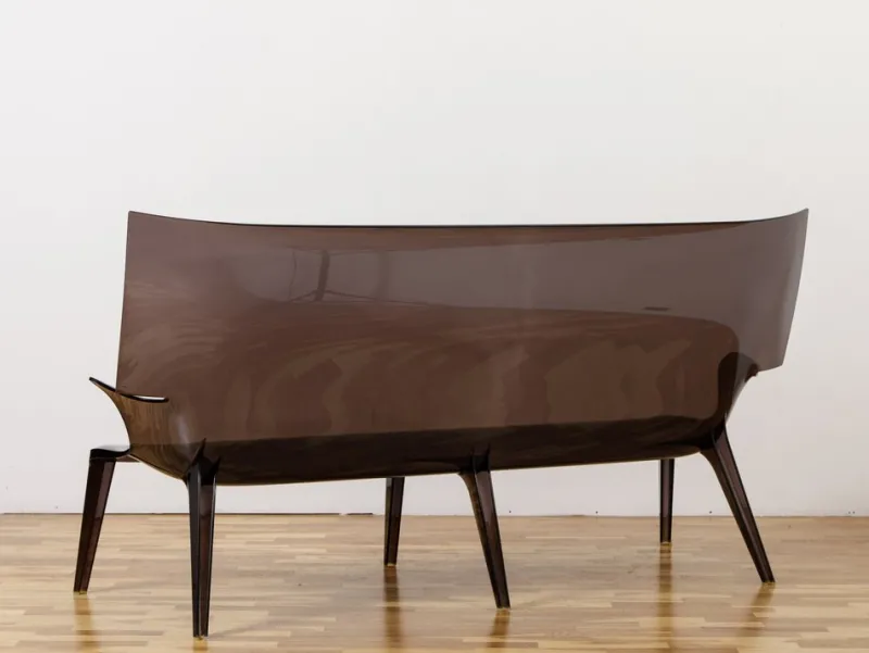 Sale Pamono Uncle Jack Bench in Acrylic Glass from Kartell