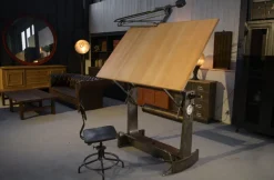 Best Pamono Unic Paris Architect Table by Lucien Sautereau, 1960s