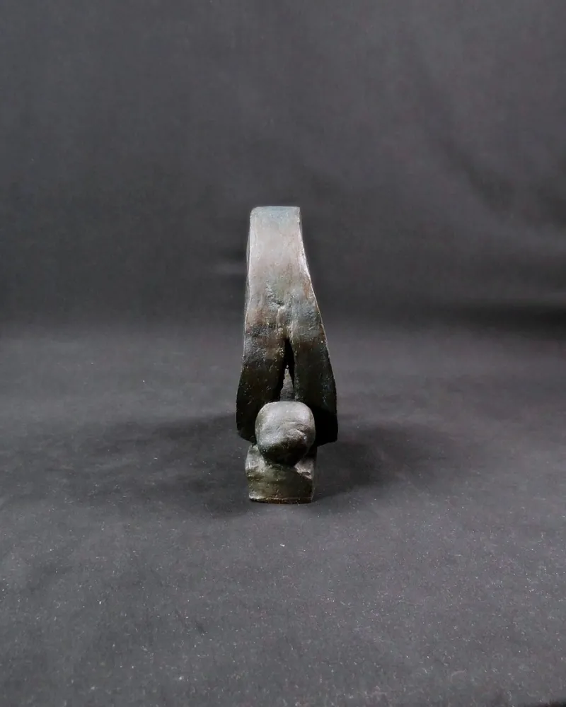 Pamono Union of Movements and Abstract Terracotta Sculpture, 1980s