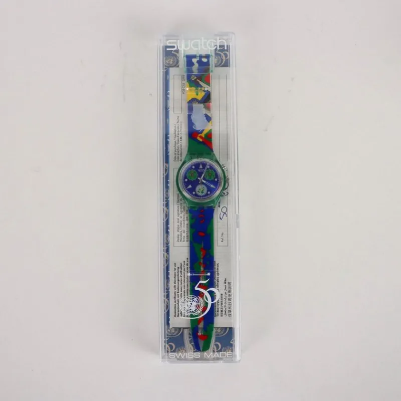 Pamono Unlimited 50th Anniversary of the UN SCZ 103 Watch from Swatch> Watches