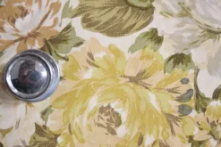 New Pamono Upholstered Doors in Floral Fabric, 1950s, Set of 5